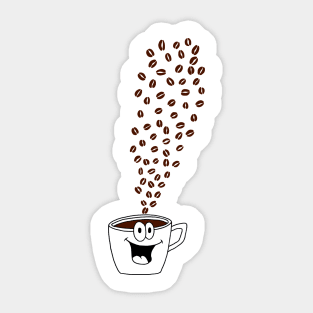 Happy cup Sticker